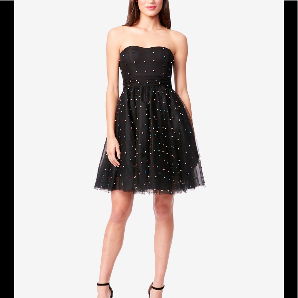 Betsey Johnson Embellished Rainbow 🌈 Studs Dress